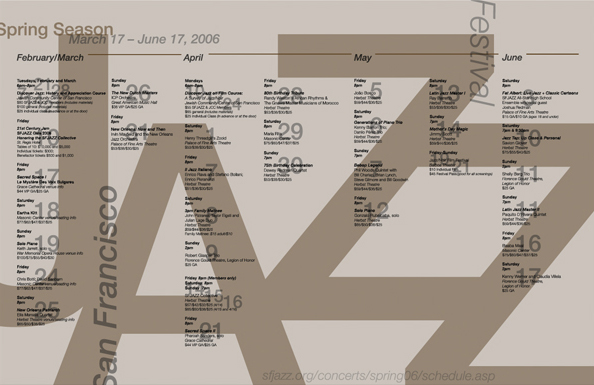 SF Jazz Poster