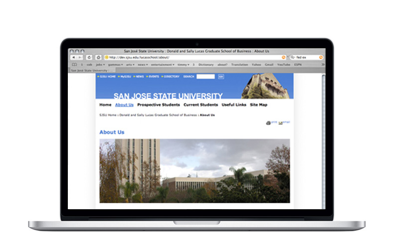 Web Banners for SJSU COB