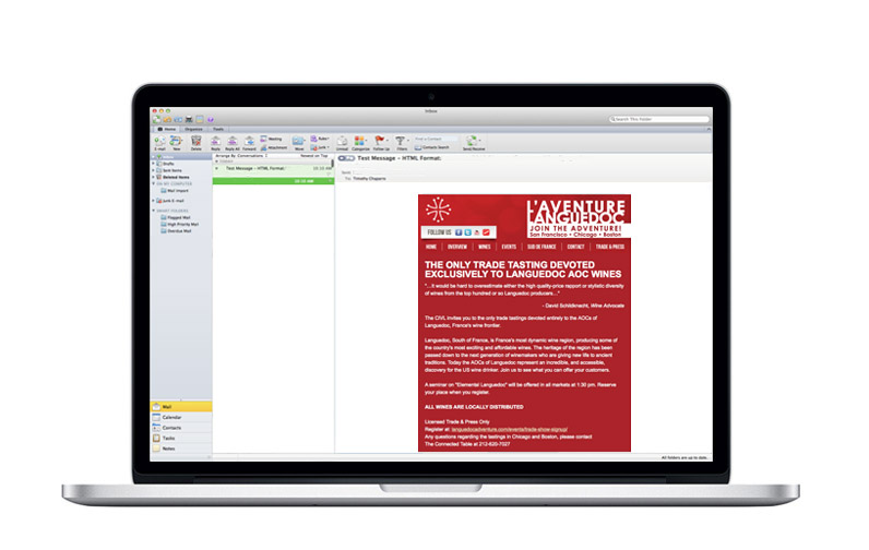 Languedoc Email Newsletter