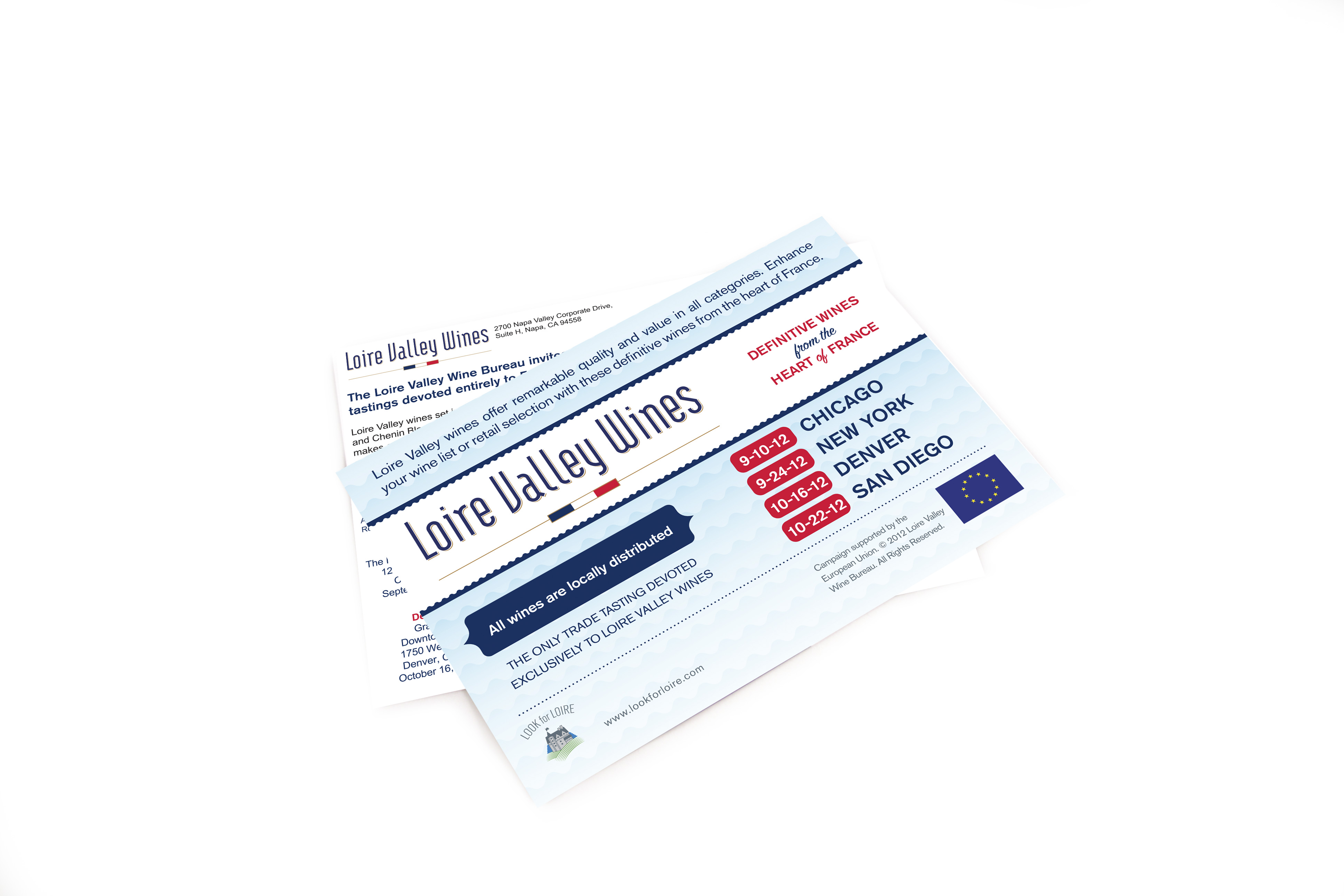 Loire Postcard Invites