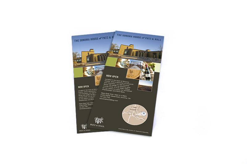 Patz & Hall Rack Card