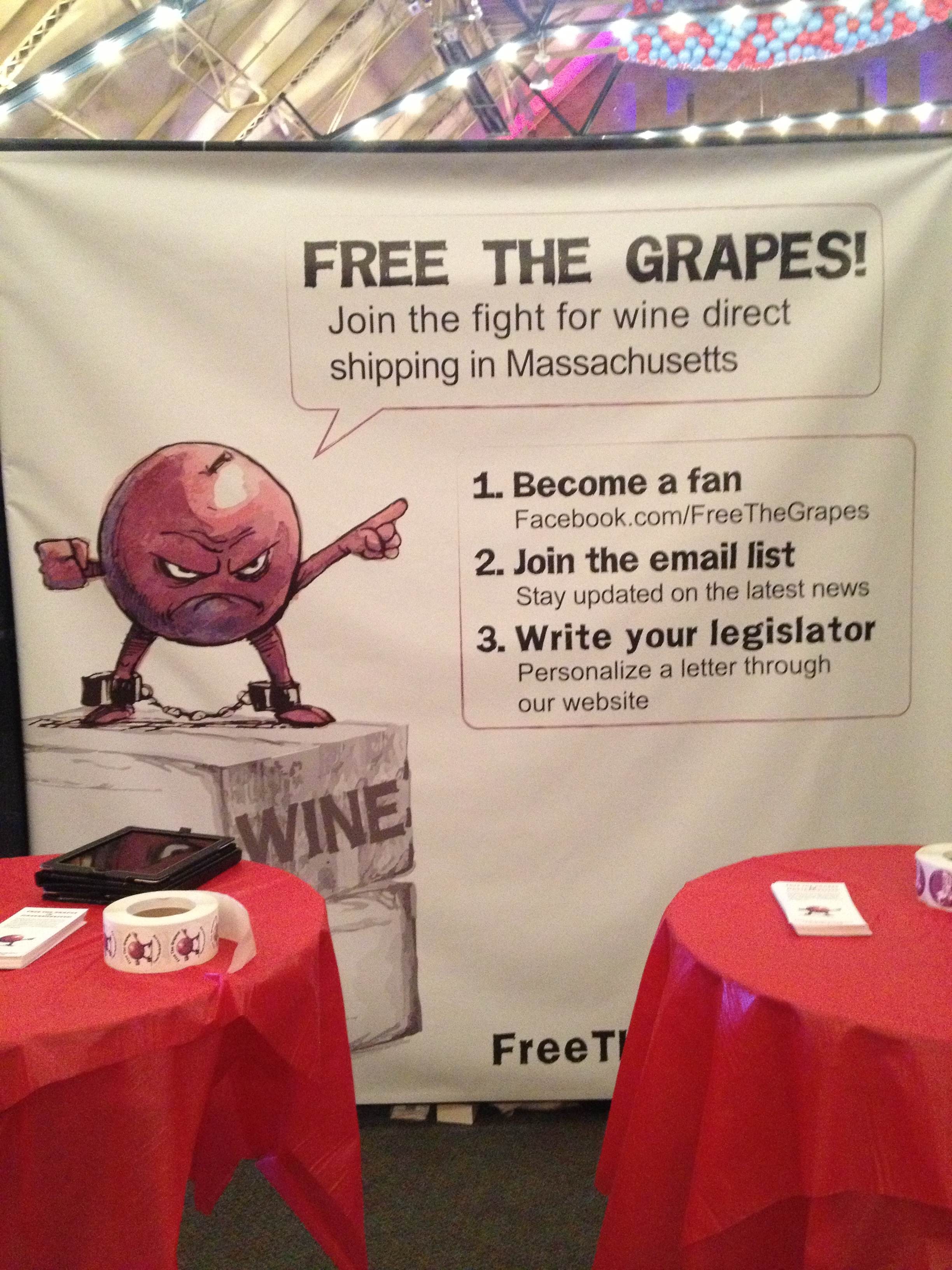 Free The Grapes Banner