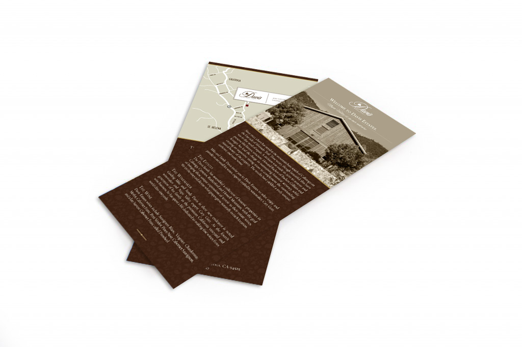Davis Estates Rack Card