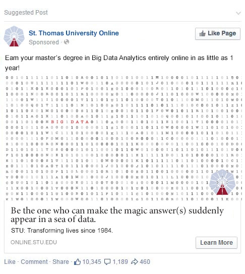 St. Thomas University Facebook Paid